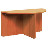 Coffee Table 2 pcs Wax Brown Solid pine wood 873537