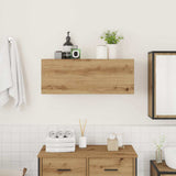 Bathroom Wall Cabinet Artisan Oak 80x25x30 cm Engineered Wood 860084