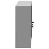 Tool Cabinet with Shelf Black and Grey 100 x 20 x 55 cm 4103473
