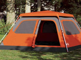 Camping Tent Dome 4-Person Grey and Orange Quick Release 4004232