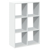 Room Divider Bookcase White 69.5x29x103.5 cm Engineered Wood 858012
