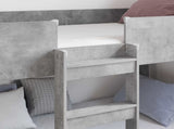 Bunk Bed for Kids Concrete Grey 80 x 200 cm Engineered Wood 3410526