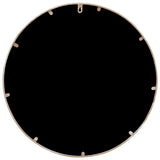 Garden Mirror Sand 60x2.5 cm Iron Round for Outdoor Use 318371