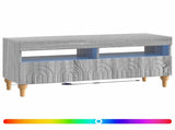 LED TV Cabinet Grey Sonoma Engineered Wood 896331