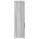 Bookcase Grey Sonoma 60x24x85 cm Engineered Wood 860414
