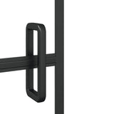 ZNTS Shower Enclosure ESG 80x140 cm Black 150746