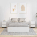 Bedside Tables 2 pcs High Gloss White 30.5 x 30 x 43 cm 888806