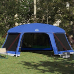 ZNTS Pool Tent with Removable Fly & Mesh Walls Azure Blue 670x590 cm 4100631