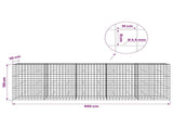 Gabion with 3.5 mm Wire and 10x10 cm Mesh 500x30x150 cm 3463228