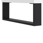 ZNTS 3 Piece Bathroom Cabinet Set White Engineered Wood 3187797
