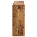Console Table Striped Old Wood 155 x 29 x 74 cm Engineered Wood 899893