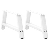Coffee Table Legs A-Shaped 2 pcs White 60x cm Steel 4012821