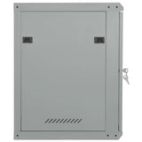 Network Cabinet with Storage Grey 53 x 60 x 60 cm Steel 42017658