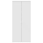 Shoe Cabinet with Door White 80 x 39 x 180 cm Engineered wood 3333866
