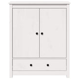 Highboard White 83x41,5x100 cm Solid Wood Pine 823515