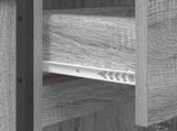 Bathroom Cabinet Grey Sonoma 40 x 30 x 100 cm Engineered Wood 886501