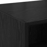 Highboard Black Oak 40 x 42.5 x 185 cm Engineered Wood 3402637