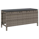 Garden Dining Set Grey Poly Rattan 42007910