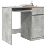 Desk Concrete Grey 86x49x76 cm Engineered Wood 861826