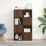 Bookcase Brown Oak 60x24x101.5 cm Engineered Wood 860397
