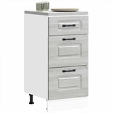 Kitchen Base Cabinet Kalmar Grey Sonoma Engineered Wood 854246