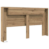 Headboard Cabinet with Shelf Artisan oak 180 x 17 x 104.5 cm 879634