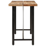 ZNTS Bar Table 150x70x107 cm Solid Wood Mango and Iron 356382