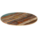 286035 Round Table Top 80 cm 15-16 mm Solid Reclaimed Wood