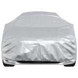Car Cover for Sedan with Buckle Straps Full Silver XL PEVA 4008953