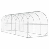 Chicken Coop Silver 600 x 200 x 200 cm Galvanised Steel 3434677