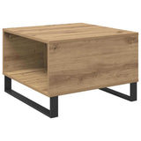 Coffee Table Artisan Oak 55 x 55 x 36.5 cm Engineered Wood 881664
