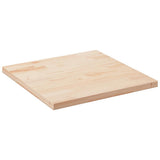 Table Top 90x90x2.5 cm Solid Wood Pine Square 824395