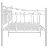 Sofa Bed Frame White Powder-coated metal Single 324756