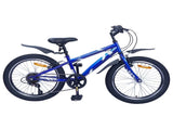 Kids Bike 20'' 6-Speed for 6-11 Years Old Dark Blue 42009391