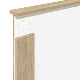 Bed Frame with Headboard Sonoma 90 x 190 cm Solid Pine Wood 3409401