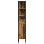 Bathroom Furniture Set with Door 4 pcs Brown 33 x 33 x 185.5 cm 3332597