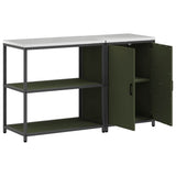 Kitchen Storage Set HATTEM 2 pcs Olive Green Cold-rolled Steel 3392662