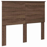 Headboard with Headboard Brown Oak 135 cm Engineered wood 887777