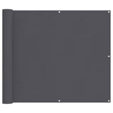 Balcony Screen Anthracite 90x700 cm 100% Polyester Oxford 4000053