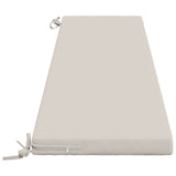 2-Piece Bench Cushions SOEST 2 pcs 100% Polyester White 949145