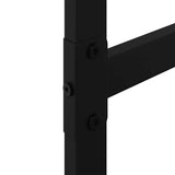Firewood Rack Black 50x30x209 cm Steel 4018468