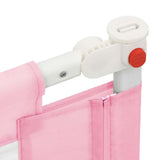 10206 Toddler Safety Bed Rail Pink 200x25 cm Fabric