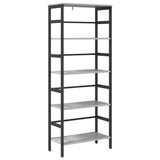 Bookshelf Grey Sonoma 60 x 29.5 x 149 cm Engineered Wood 883931