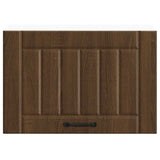 Kitchen Wall Cabinet Lucca Brown Oak Engineered Wood 853844