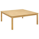 Coffee Table Light Acacia 110 x 110 x 45 cm Solid Acacia Wood 42026781