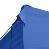 Professional Folding Party Tent with 3 Sidewalls 3x4 m Steel Blue 48890