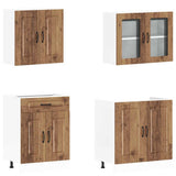 4 Piece Kitchen Cabinet Set Kalmar Old Wood Engineered Wood 3314859