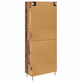 Highboard with Drawer 2 pcs Old Wood Engineered Wood 3415826