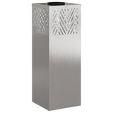 Solar LED Pathway Light 2 pcs Silver Stainless Steel 879727