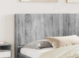 Bed Frame with Storage and Headboard Grey Sonoma 3414114